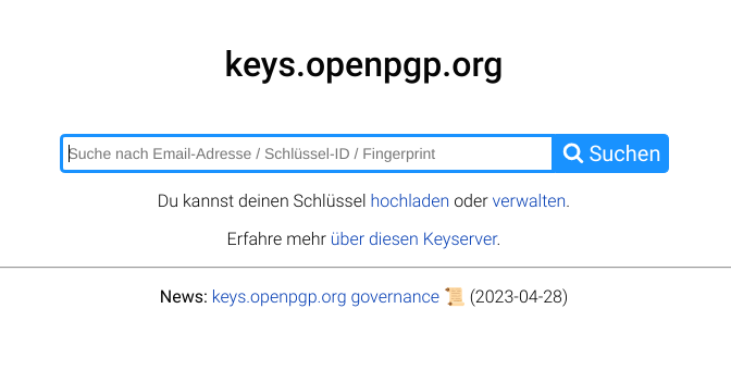 keysOpenPGP